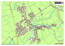Beckermet Village map